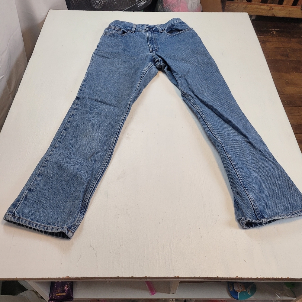 L.L. Bean Women's Boot Cut Jeans in Blue
